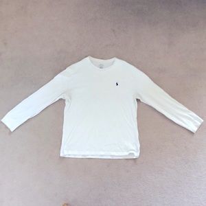 Polo Ralph Lauren Men’s Long-sleeve T-shirt; White
